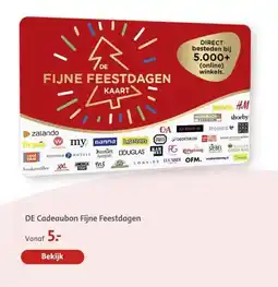 Bruna DE Cadeaubon Fijne Feestdagen aanbieding