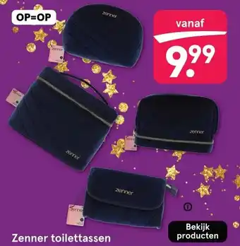 Etos Zenner toilettassen aanbieding