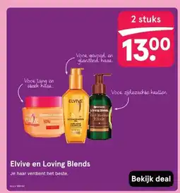 Etos Elvive en Loving Blends aanbieding