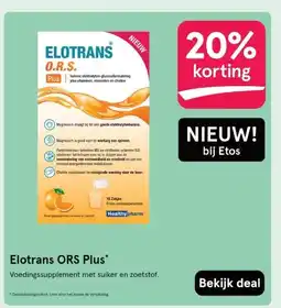 Etos Elotrans ORS Plus aanbieding