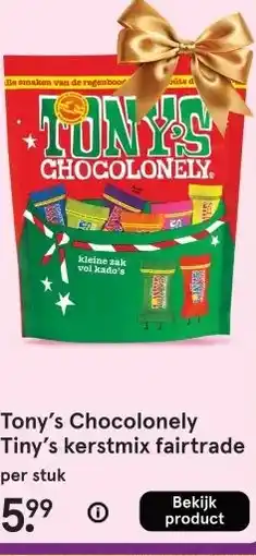 Etos Tony's Chocolonely Tiny's kerstmix fairtrade aanbieding