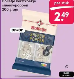 Etos Bolletje kerstkoekje sneeuwpoppen aanbieding