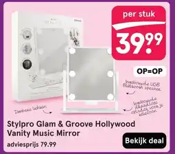 Etos Stylpro Glam & Groove Hollywood Vanity Music Mirror aanbieding