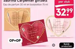 Etos Sabrina Carpenter giftsets aanbieding