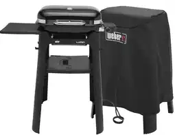 Coolblue Weber Lumin Compact Black met Onderstel + Weber Hoes voor Lumin met Onderstel aanbieding