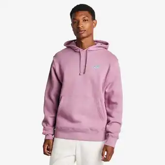 Foot Locker Nike fleece Hoodies Heren - Paars - Maat S aanbieding