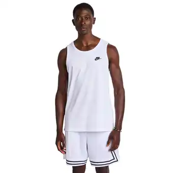 Foot Locker Nike Club Vesten Heren - Wit - Maat XS - Katoen Jersey aanbieding