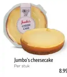 Jumbo Jumbo's cheesecake aanbieding