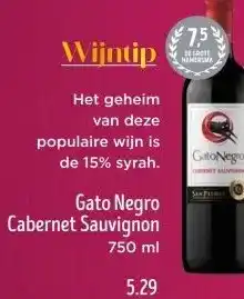 Jumbo Gato Negro Cabernet Sauvignon aanbieding