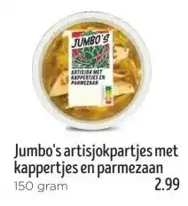 Jumbo Jumbo's artisjokpartjes met kappertjes en parmezaan aanbieding