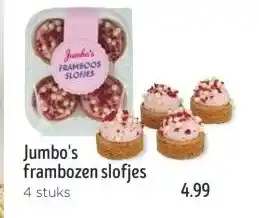 Jumbo Jumbo's frambozen slofjes aanbieding