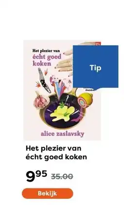 The Read Shop Het plezier van écht goed koken aanbieding