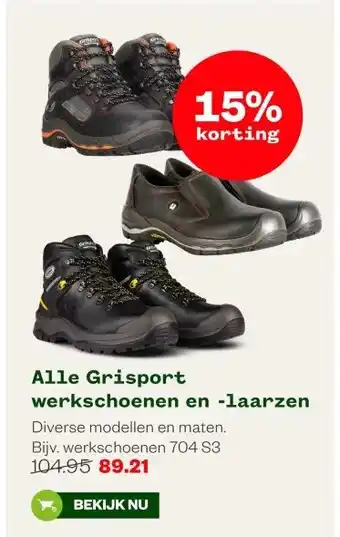 Welkoop Alle Grisport werkschoenen en laarzen aanbieding