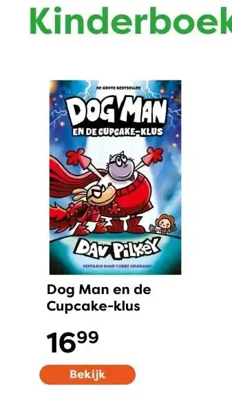 The Read Shop Dog Man en de Cupcake-klus aanbieding