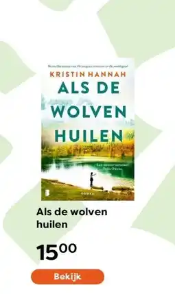 The Read Shop Als de wolven huilen aanbieding