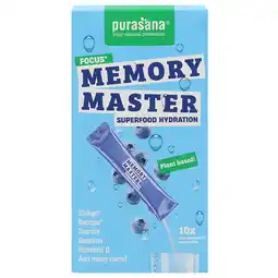 Holland & Barrett Purasana Memory Master Superfood Hydration - 10 sticks aanbieding