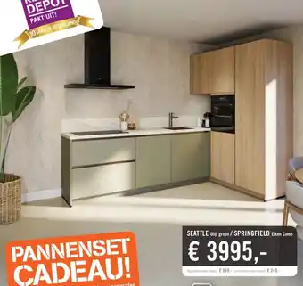 Keukendepot PANNENSET CADEAU! aanbieding
