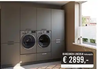 Keukendepot BIJKEUKEN LINCOLN Vulkaangrijs aanbieding