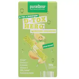 Holland & Barrett Purasana D-Tox Hero Superfood Hydration - 10 sticks aanbieding