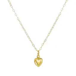 Lucardi 9 karaat ketting met hanger hart voor dames aanbieding