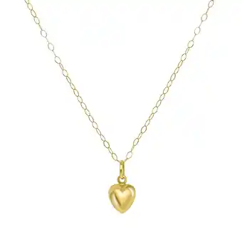 Lucardi 9 karaat ketting met hanger hart voor dames aanbieding