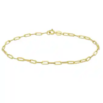 Lucardi 9 Karaat armband paperclip 2,2mm aanbieding