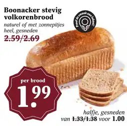 CoopCompact Boonacker stevig volkorenbrood aanbieding