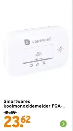 GAMMA Smartwares koolmonoxidemelder FGA-13081 3 jaar batterij aanbieding