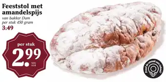 CoopCompact Feeststol met amandelspiis aanbieding
