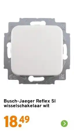 GAMMA Busch-Jaeger Reflex SI wisselschakelaar wit aanbieding