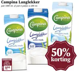CoopCompact Campina Langlekker aanbieding