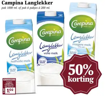CoopCompact Campina Langlekker aanbieding