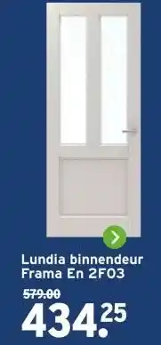 GAMMA Lundia binnendeur Frama En 2F03 aanbieding