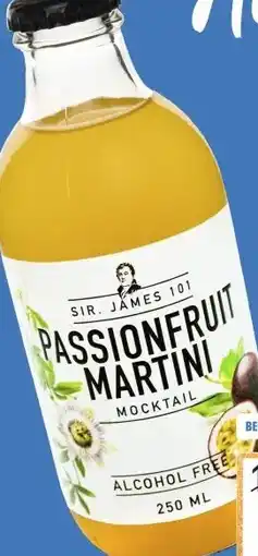 Gall & Gall Sir James passionfruit martini 25CL aanbieding