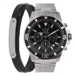 Lucardi Marlow Miller cadeauset met stalen armband aanbieding