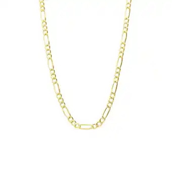 Lucardi 14 karaat gouden figaro voor herencollier voor heren aanbieding