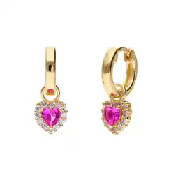 Lucardi Zilveren kinderoorringen met plating aanbieding