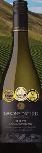 Gall & Gall Lawson's Dry Hills Reserve Sauvignon Blanc 75CL aanbieding