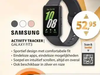 Expert Samsung Galaxy Fit 3 Grijs aanbieding