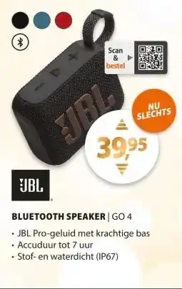 Expert JBL GO 4 Zwart aanbieding