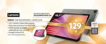Expert Lenovo Tab 4GB 64GB Wifi + Book Case Grijs aanbieding