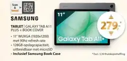 Expert Samsung Galaxy Tab A11 Plus 11 inch 128GB Wifi + Book Cover Grijs aanbieding