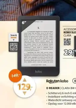 Expert Kobo Clara BW Zwart aanbieding
