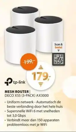 Expert TP-Link Deco X55 (3-pack) aanbieding