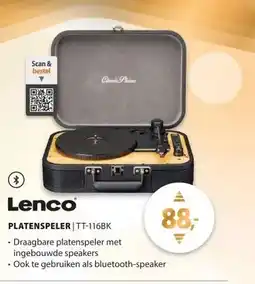 Expert Lenco TT-116 Zwart aanbieding