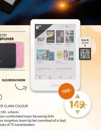 Expert Kobo Clara Colour Wit aanbieding