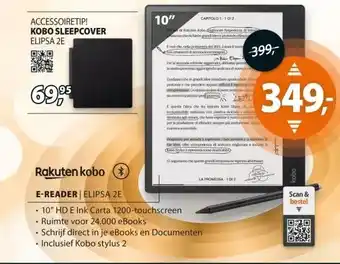 Expert Kobo Elipsa 2E met Kobo stylus 2 aanbieding