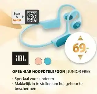 Expert JBL Junior Free Blauw aanbieding