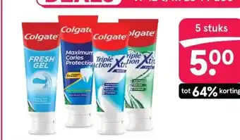 Etos Colgate tubes aanbieding