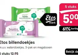 Etos Etos billendoekjes aanbieding